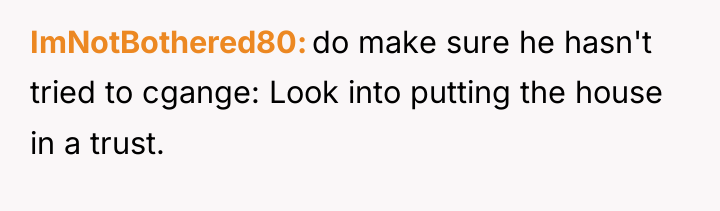 ImNotBothered80 do make sure he hasn't tried to cgange: Look...