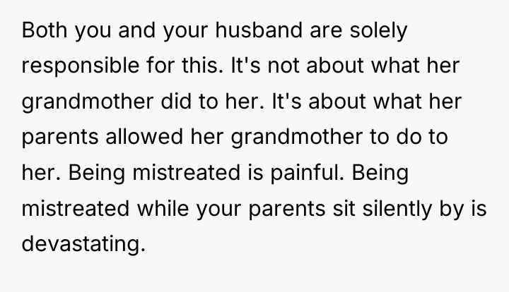 Both you and your husband are solely responsible for this....