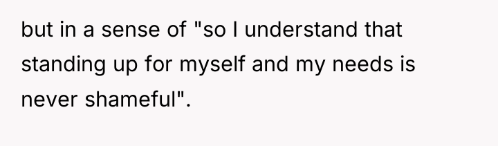 but in a sense of "so I understand that standing...