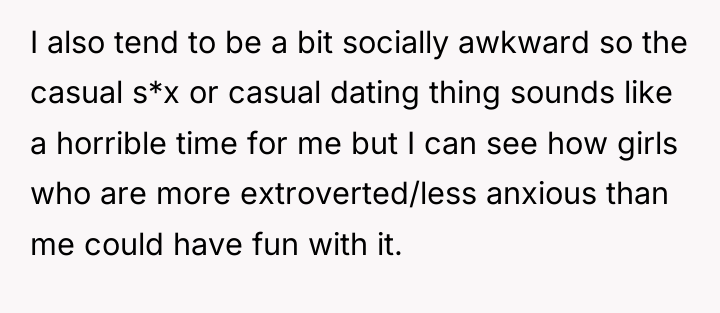 I also tend to be a bit socially awkward so...