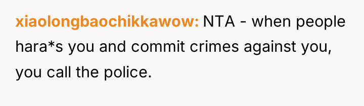 xiaolongbaochikkawow NTA - when people hara*s you and commit crimes...