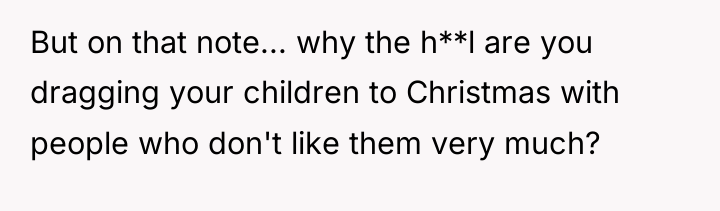 But on that note... why the h**l are you dragging...