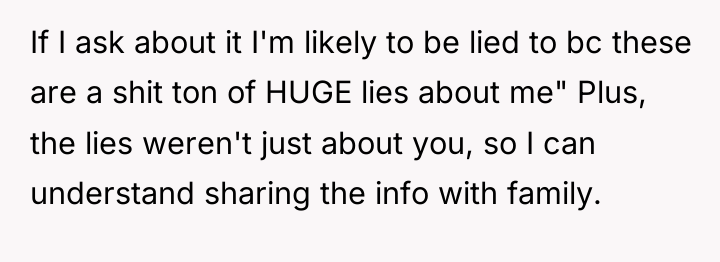 If I ask about it I'm likely to be lied...