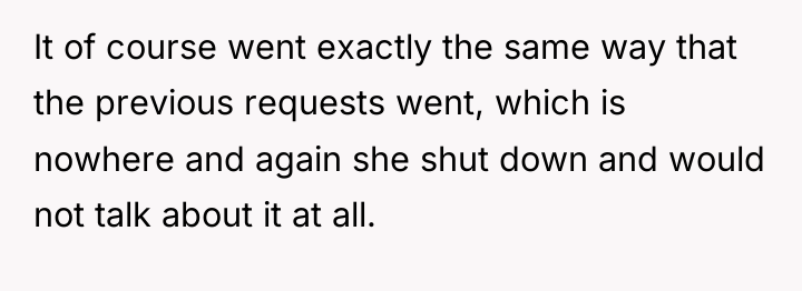 It of course went exactly the same way that the...