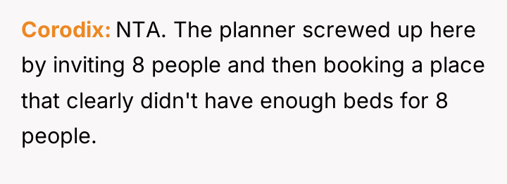 Corodix NTA. The planner screwed up here by inviting 8...