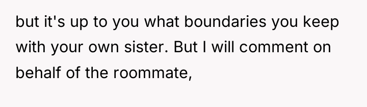 but it's up to you what boundaries you keep with...