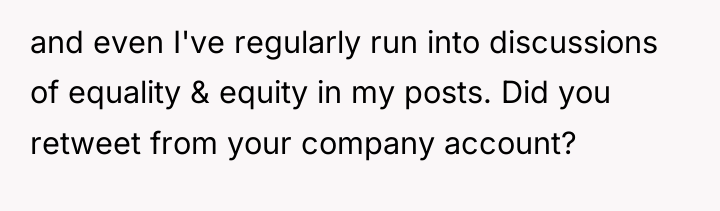and even I've regularly run into discussions of equality &...