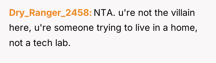 Dry_Ranger_2458 NTA. u're not the villain here, u're someone trying...