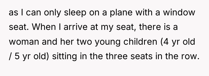 as I can only sleep on a plane with a...