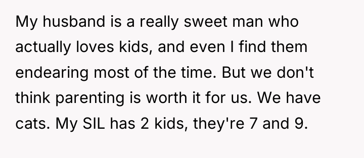 My husband is a really sweet man who actually loves...