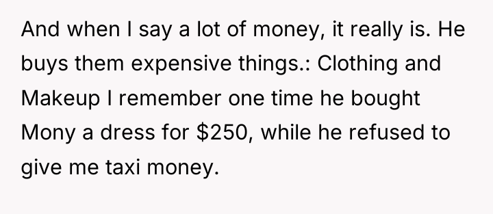 And when I say a lot of money, it really...