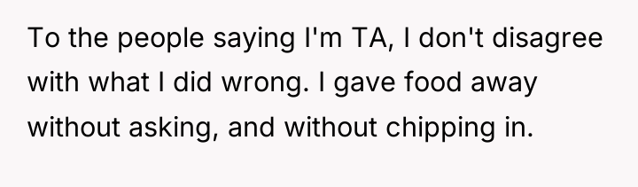 To the people saying I'm TA, I don't disagree with...