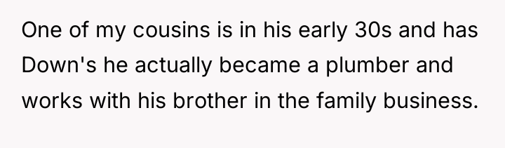 One of my cousins is in his early 30s and...