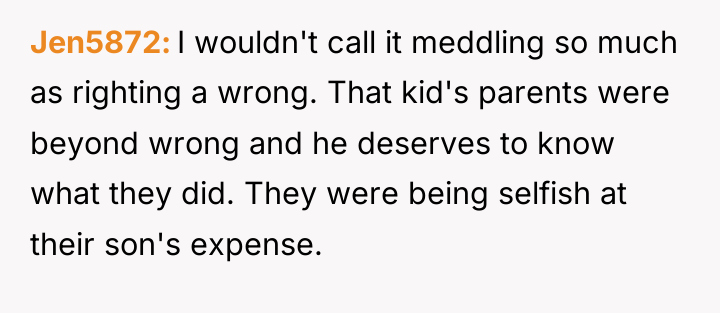 Jen5872 I wouldn't call it meddling so much as righting...