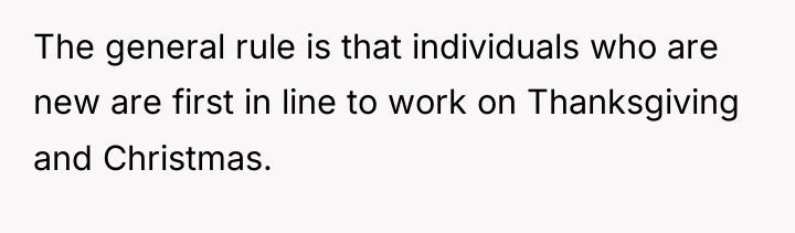 The general rule is that individuals who are new are...