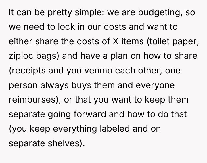 It can be pretty simple: we are budgeting, so we...