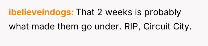 ibelieveindogs That 2 weeks is probably what made them go...