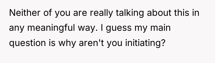 Neither of you are really talking about this in any...