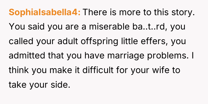 SophiaIsabella4 There is more to this story. You said you...