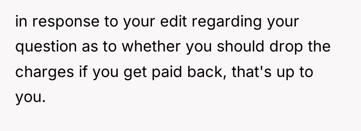 in response to your edit regarding your question as to...