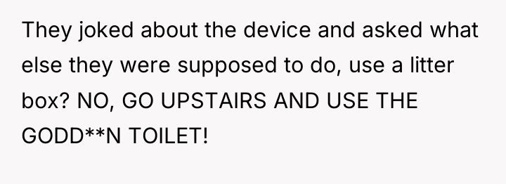 They joked about the device and asked what else they...