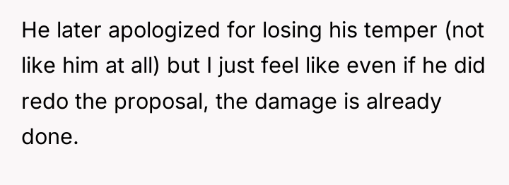 He later apologized for losing his temper (not like him...
