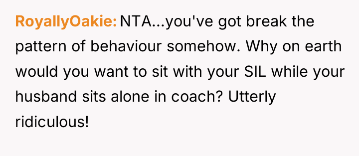 RoyallyOakie NTA...you've got break the pattern of behaviour somehow. Why...
