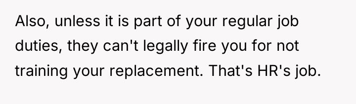 Also, unless it is part of your regular job duties,...