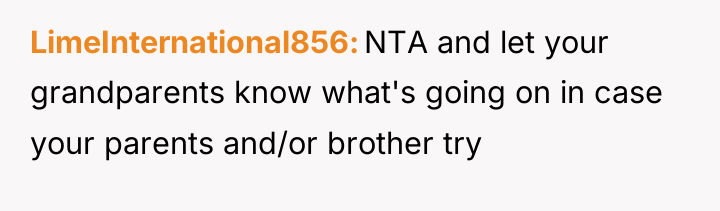 LimeInternational856 NTA and let your grandparents know what's going on...