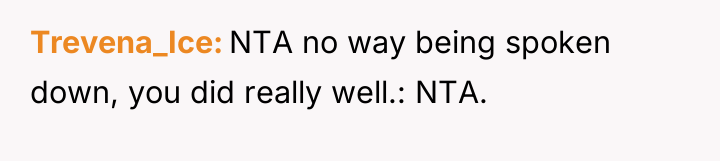 Trevena_Ice NTA no way being spoken down, you did really...