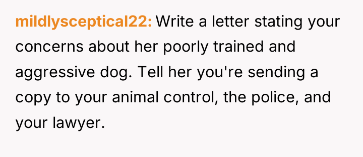 mildlysceptical22 Write a letter stating your concerns about her poorly...