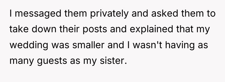 I messaged them privately and asked them to take down...