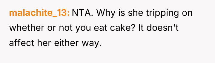 malachite_13 NTA. Why is she tripping on whether or not...