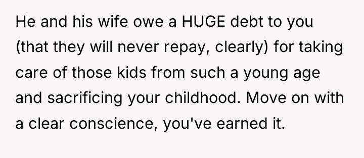 He and his wife owe a HUGE debt to you...