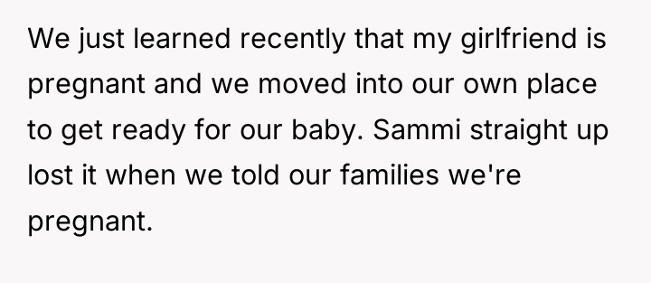 We just learned recently that my girlfriend is pregnant and...