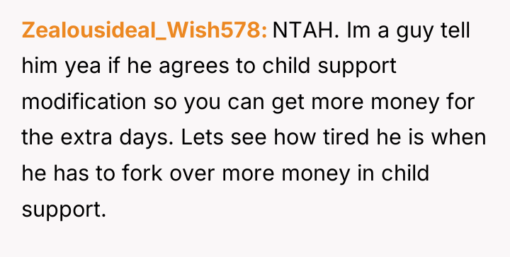 Zealousideal_Wish578 NTAH. Im a guy tell him yea if he...
