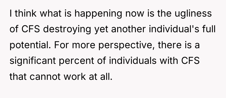 I think what is happening now is the ugliness of...