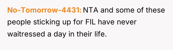 No-Tomorrow-4431 NTA and some of these people sticking up for...