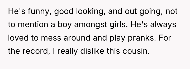 He's funny, good looking, and out going, not to mention...