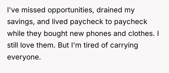 I've missed opportunities, drained my savings, and lived paycheck to...