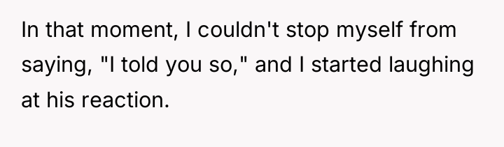 In that moment, I couldn't stop myself from saying, "I...