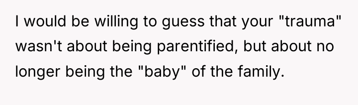 I would be willing to guess that your "trauma" wasn't...