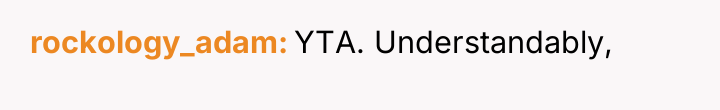 rockology_adam YTA. Understandably,