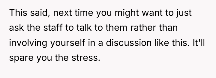 This said, next time you might want to just ask...