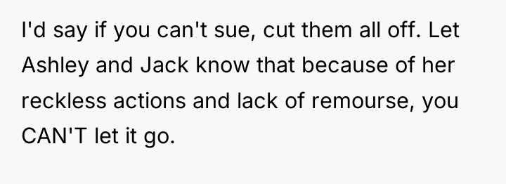 I'd say if you can't sue, cut them all off....