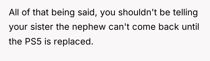 All of that being said, you shouldn't be telling your...