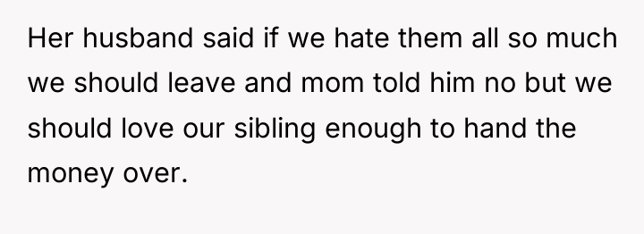 Her husband said if we hate them all so much...