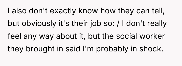 I also don't exactly know how they can tell, but...