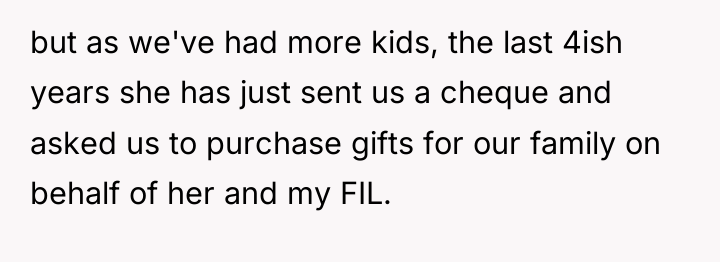 but as we've had more kids, the last 4ish years...