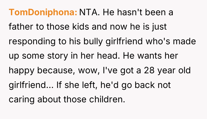 TomDoniphona NTA. He hasn't been a father to those kids...